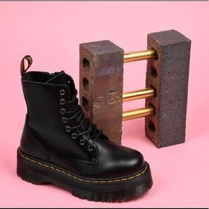 New, worn only a few times to check the size, Jadon Platform Doc Martens size 7.